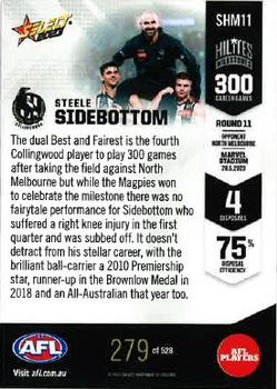 2023 Select Hilites & Rising Star AFL #SHM11 Steele Sidebottom Back